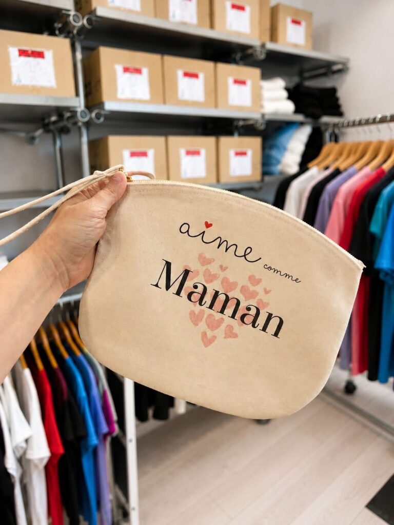 Trousse personnalisée, idée cadeau pour maman